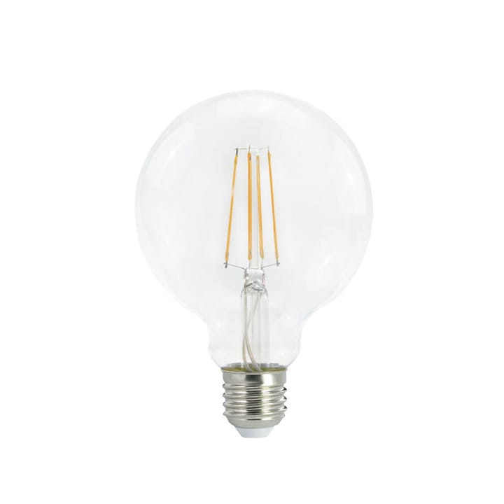 Airam Filament LED 3-stegs dimring-glob ljuskälla, klar, med minne, 95mm e27, 7w Airam