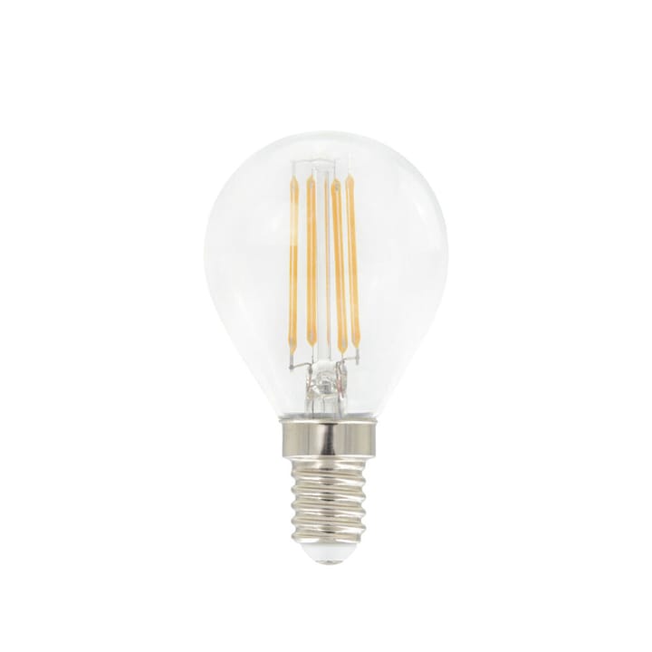 Airam Filament LED 3-stegs dimring-klot ljuskälla, klar, med minne, p45 e14, 5w Airam
