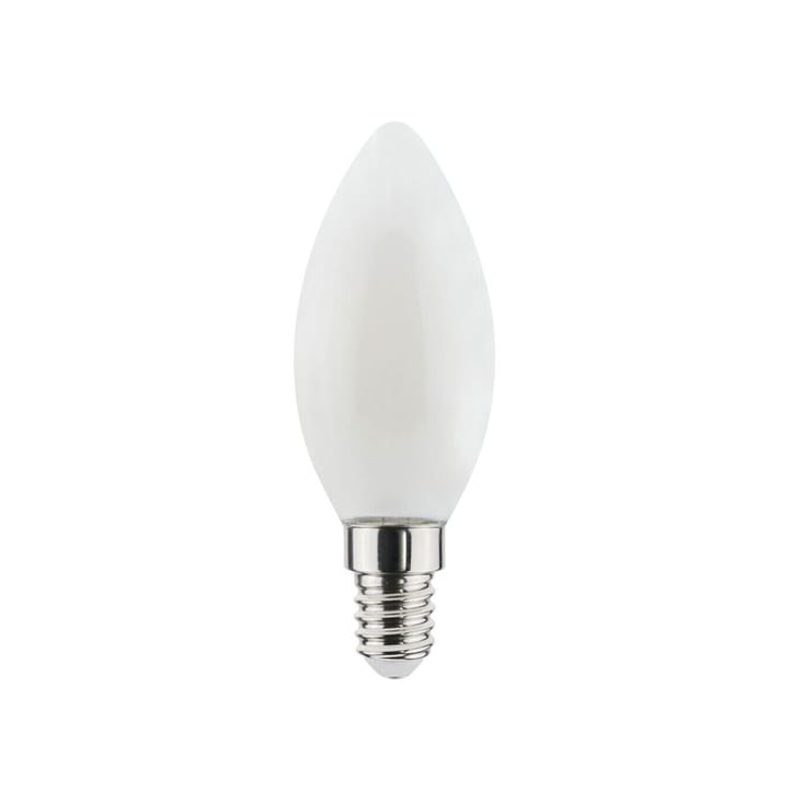 Airam Filament LED dim to warm-kronljus ljuskälla, opal e14, 5w Airam