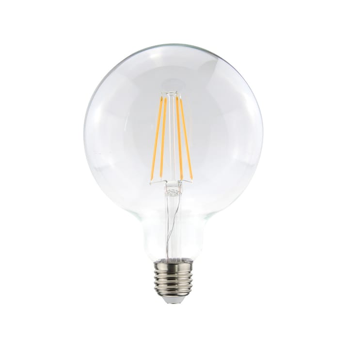 Airam Filament LED-glob 125mm ljuskälla, Klar-dimbar-4-filament e27-5w Airam