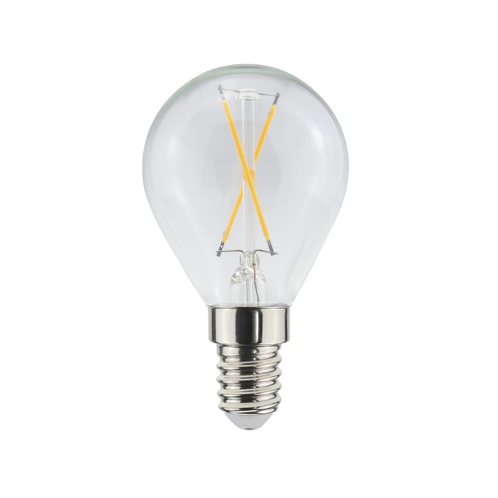 Airam Filament LED-klotlampa ljuskälla, klar, ej dimbar, 2-filament e14, 1w Airam