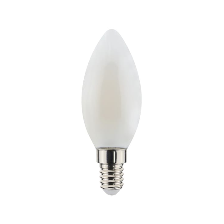 Airam Filament LED-kronljus C37 ljuskälla, opal, dimbar e14, 5w Airam
