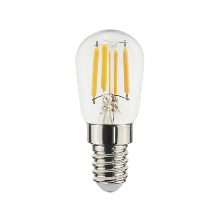 Airam Filament LED-päronlampa E14 ljuskälla, klar, dimbar, 4-filament Airam