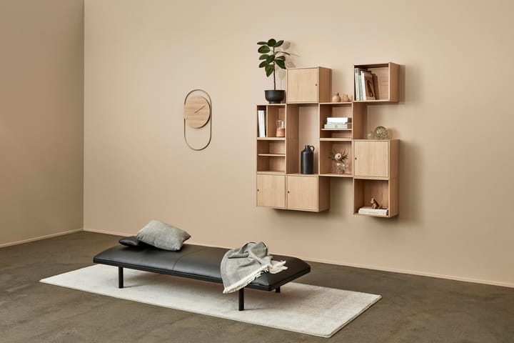 A-Wall väggklocka 41x76 cm, Oak-brass Andersen Furniture