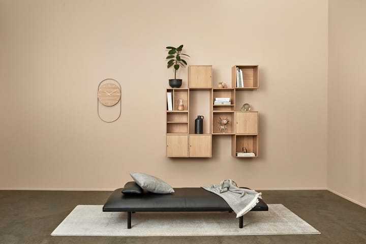 A-Wall väggklocka 41x76 cm, Oak-brass Andersen Furniture