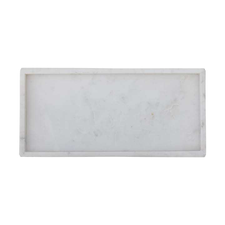 Majsa dekorationsbricka 18x38 cm, White marble Bloomingville