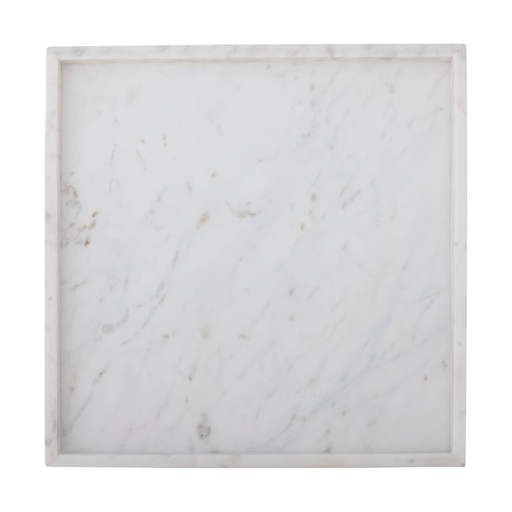 Majsa dekorationsbricka 35x35 cm, White marble Bloomingville