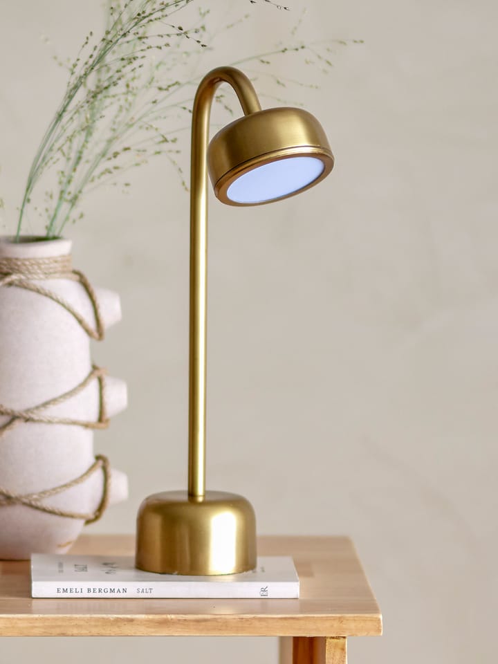 Niko portabel bordslampa 35 cm, Brass Bloomingville