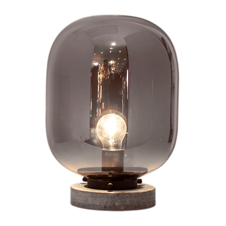 Leola bordslampa, Svart marmor-rökgrå By Rydéns