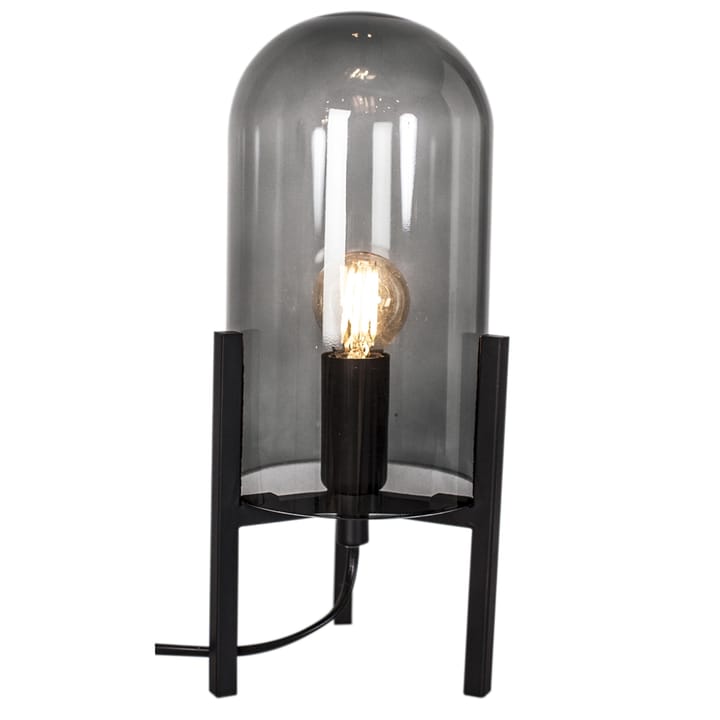 Smokey bordslampa, rökgrå, svart By Rydéns