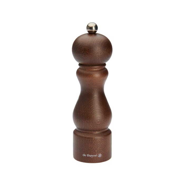 Rumba salt- och pepparkvarn keramisk 18 cm, Mörkbrun De Buyer