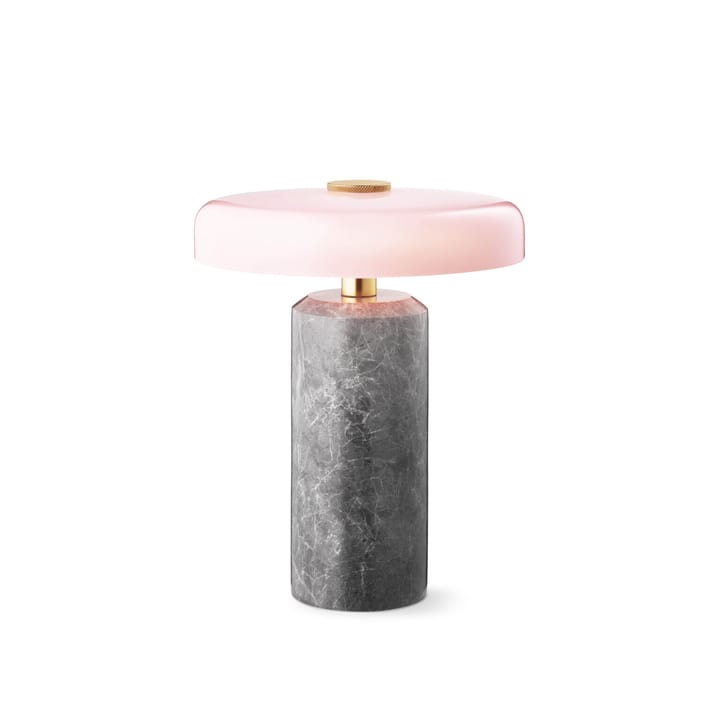 Trip bordslampa Ø17x21 cm marmor - Silver-rosa - Design By Us