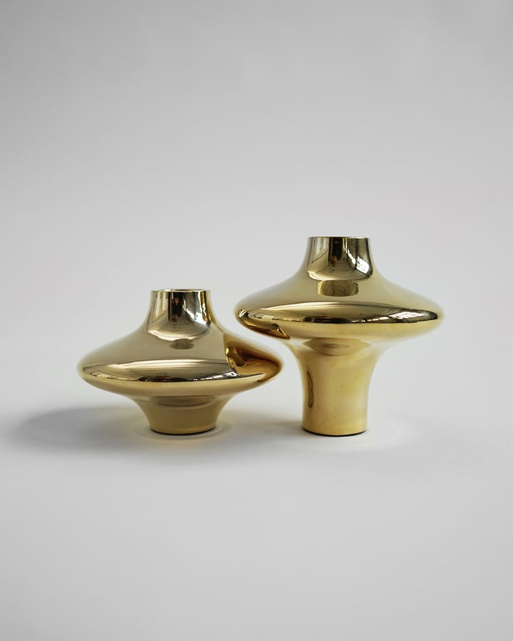 Doublet no. 01 liten ljushållare, Brass Hein Studio