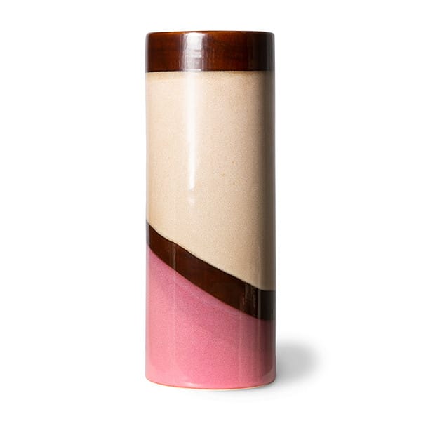 70s ceramics vas L Ø9,5x25 cm, Dunes HKliving