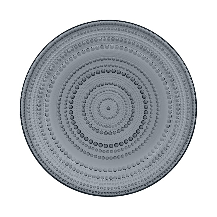 Kastehelmi tallrik stor 31,5 cm, Mörkgrå Iittala