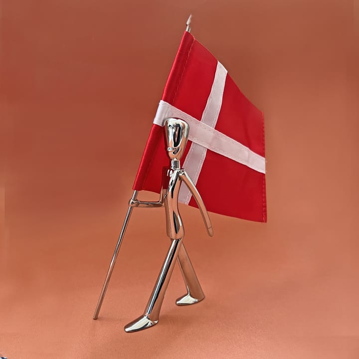 Royal Guard flaggbärare figurin 18 cm, Polished steel Kay Bojesen