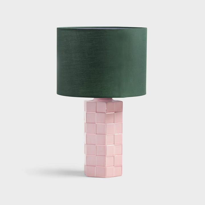 Check bordslampa 42 cm - Rosa-grön - &Klevering