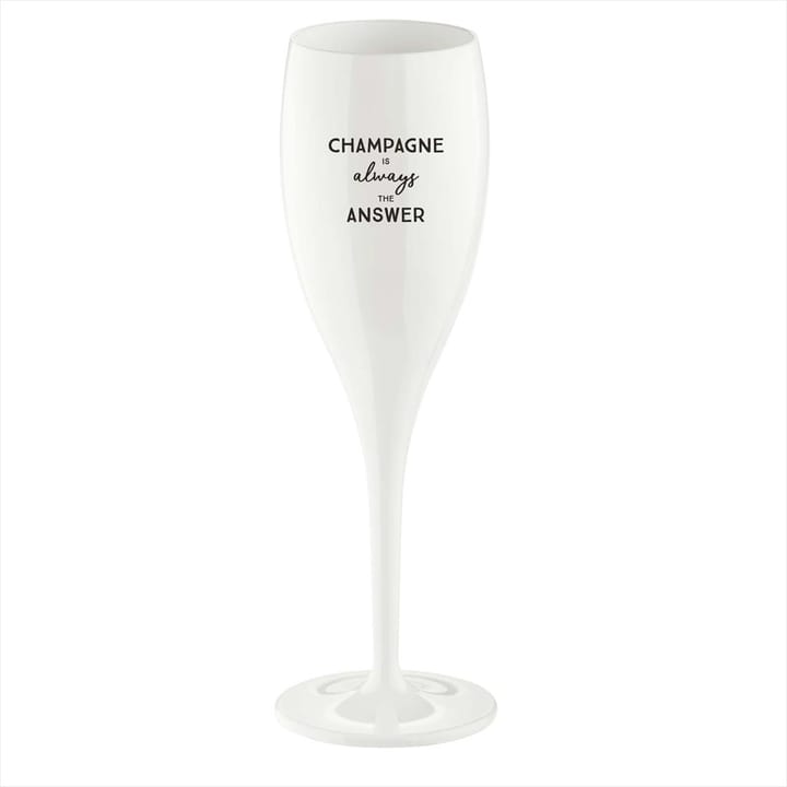 Cheers champagneglas 10 cl 6-pack - Champagne is the answer - Koziol