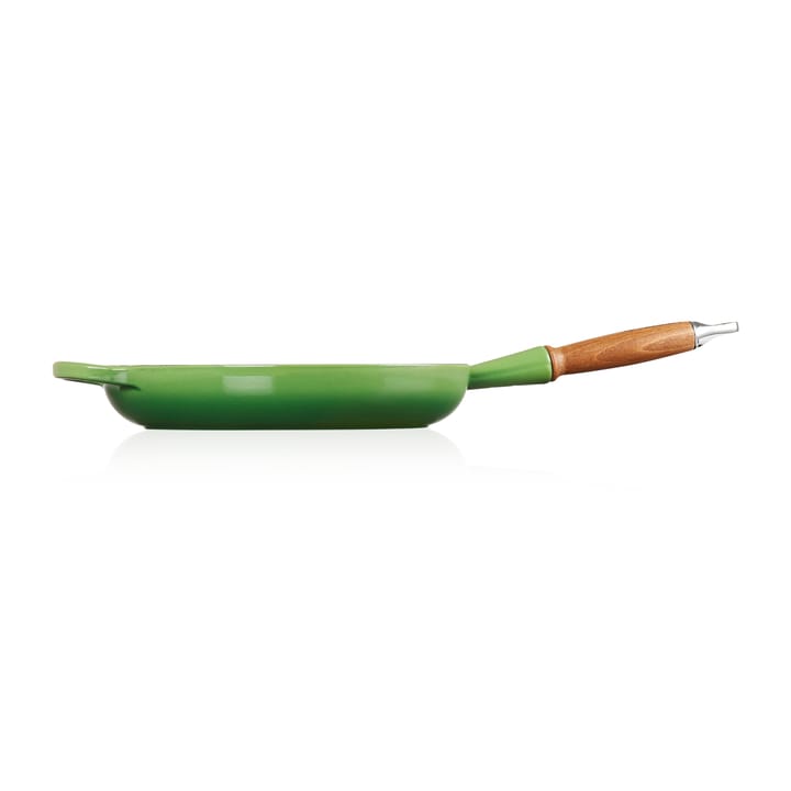 Le Creuset Signature stekpanna trähandtag 28 cm, Bamboo Green Le Creuset