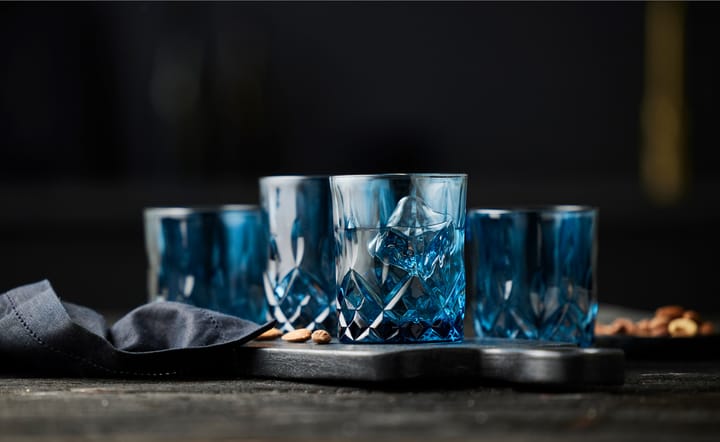 Sorrento whiskeyglas 32 cl 4-pack, Blue Lyngby Glas