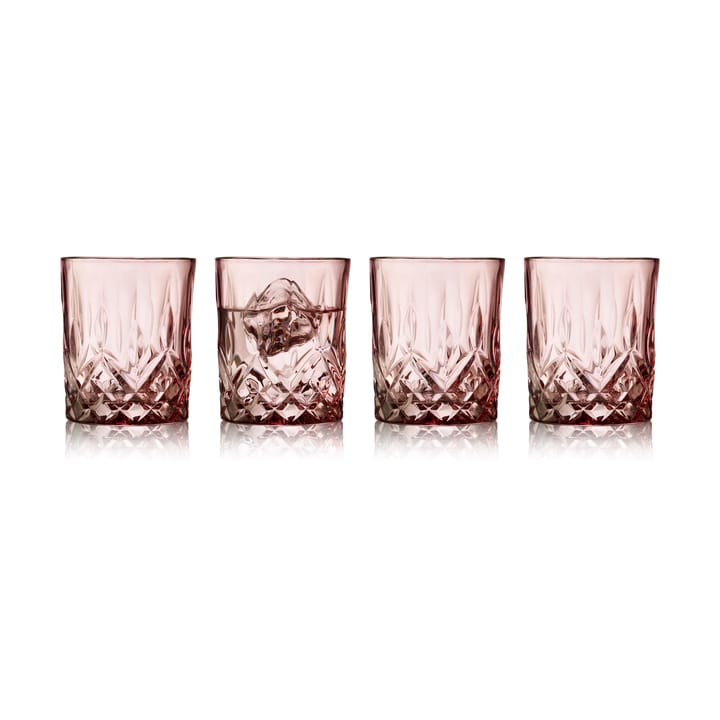 Sorrento whiskeyglas 32 cl 4-pack, Pink Lyngby Glas