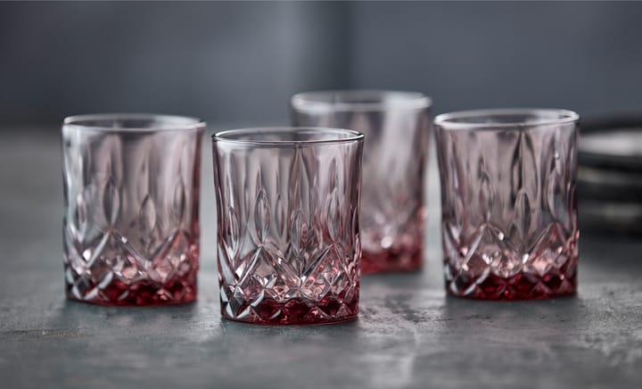 Sorrento whiskeyglas 32 cl 4-pack, Pink Lyngby Glas