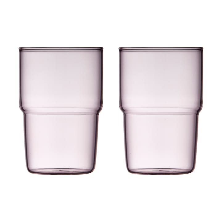 Torino dricksglas 40 cl 2-pack, Pink Lyngby Glas