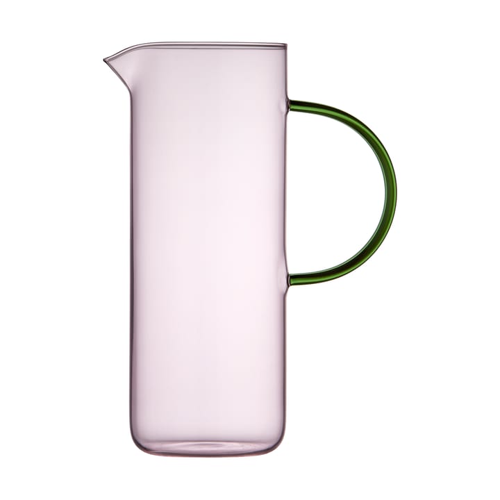 Torino glaskanna 1,1 l, Pink-green Lyngby Glas