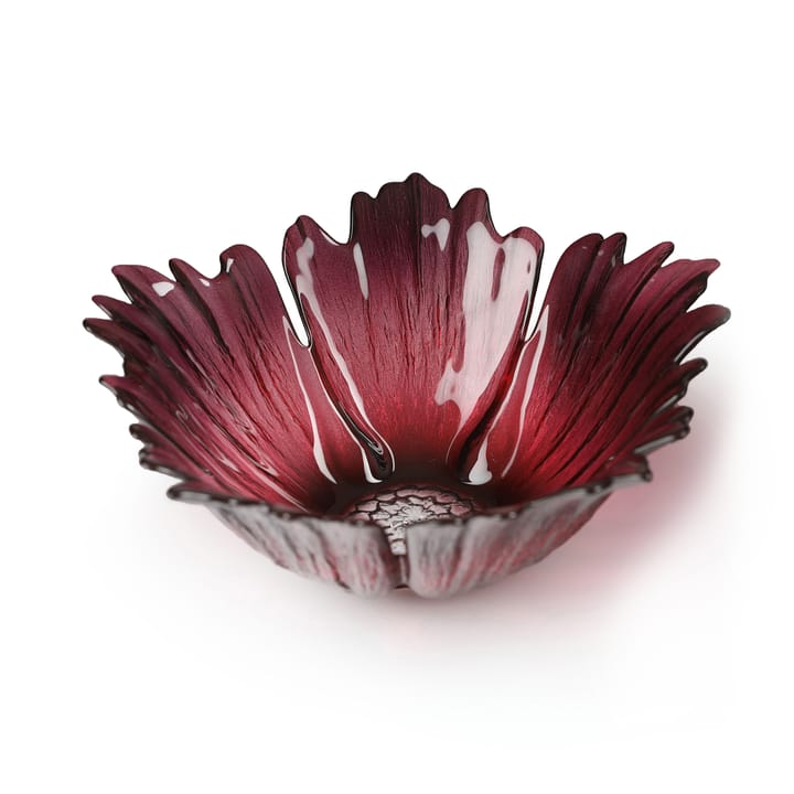Fleur glasskål rödrosa, liten Ø19 cm Målerås Glasbruk