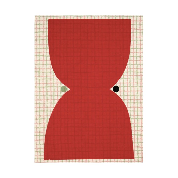 Kalendi & Losange kökshandduk 43x60 cm 2 delar, Cotton-red-green Marimekko