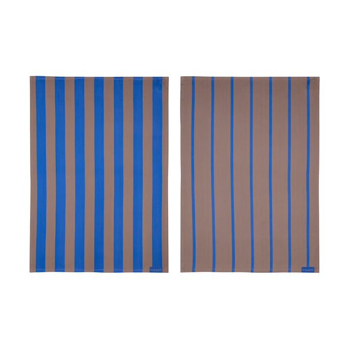 Stripes kökshandduk 50x70 cm 2-pack, Blush Mette Ditmer