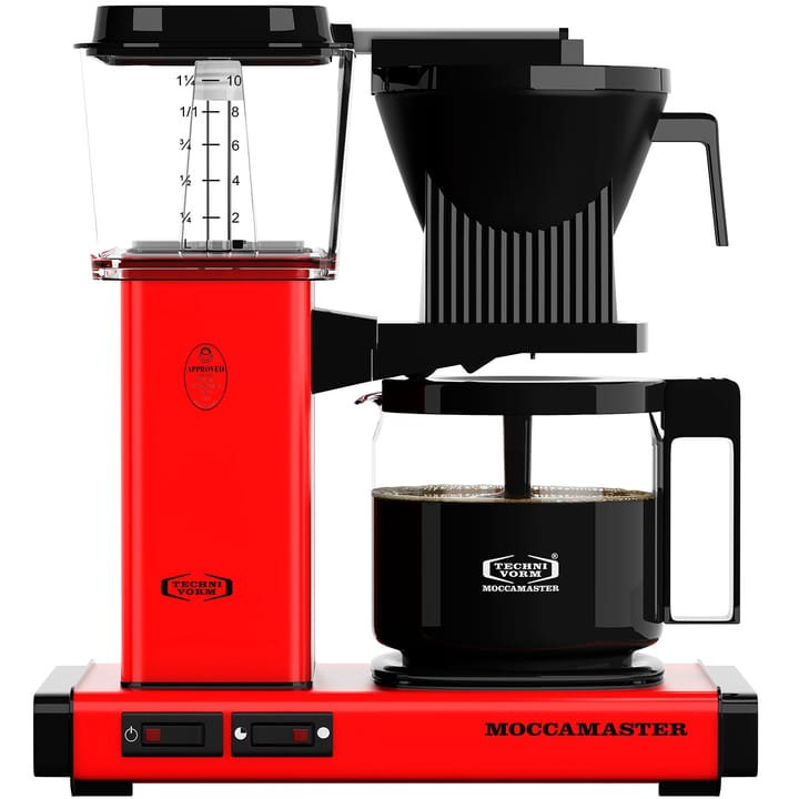 Moccamaster automatic kaffebryggare 1,25 l, Röd Moccamaster