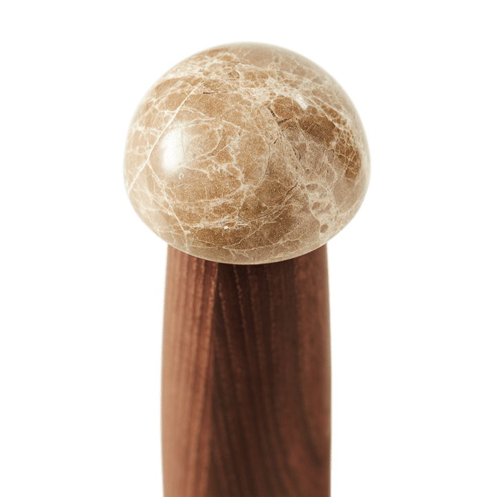 Yami salt- och pepparkvarn M, Karboniserad ask-marmor MUUBS