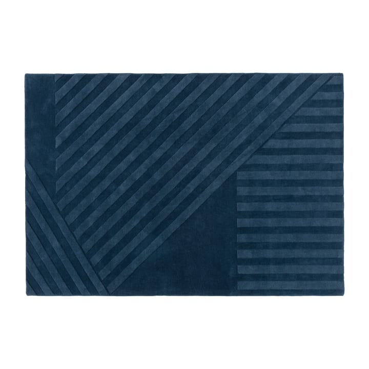 Levels ullmatta stripes blå, 200x300 cm NJRD