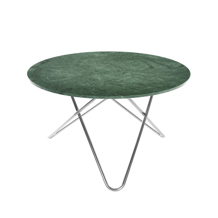 Big O Table matbord, marmor indio, rostfritt stativ OX Denmarq