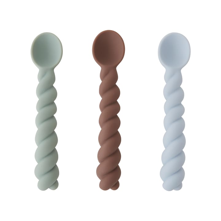 Mellow sked 3-pack, Dusty Blue-taupe-pale mint OYOY