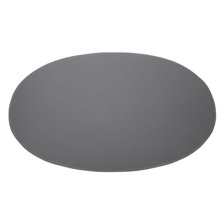 Ørskov bordstablett läder oval, mörkgrå Ørskov