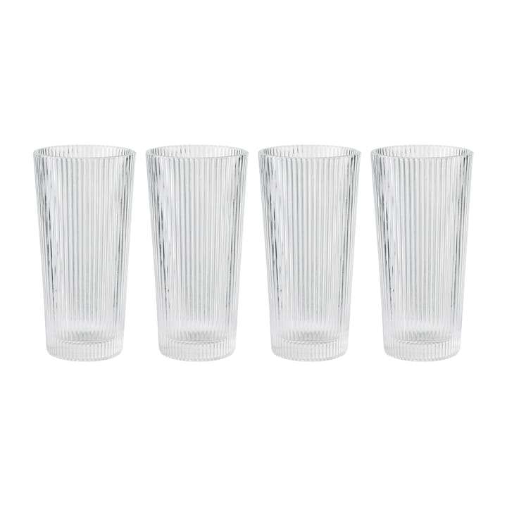 Pilastro long drink glas 30 cl 4-pack, Clear Stelton