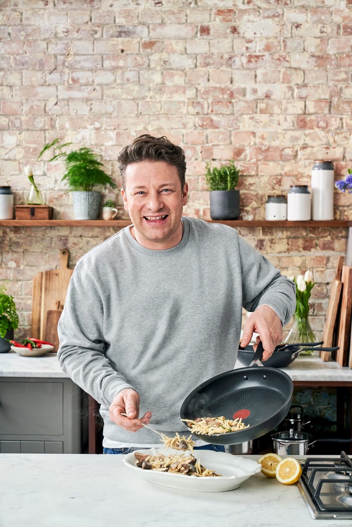 Jamie Oliver Quick & Easy stekpanna hard anodised, 24 cm Tefal