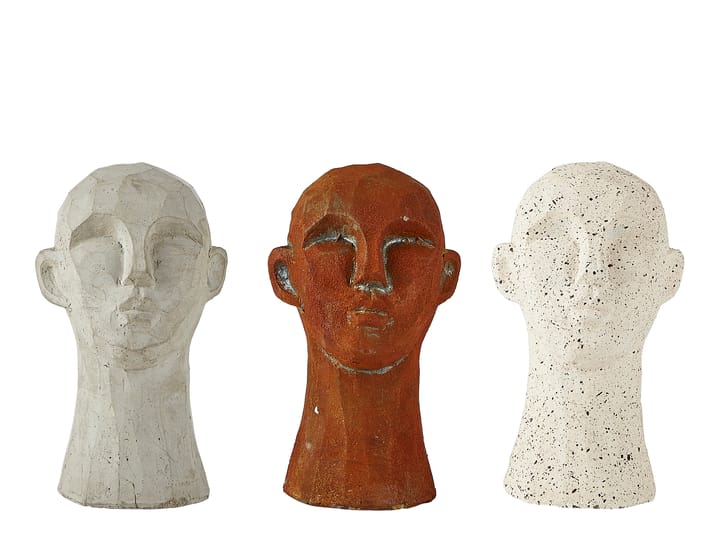 Talvik Figur Huvudsset 3-pack, Cement Villa Collection