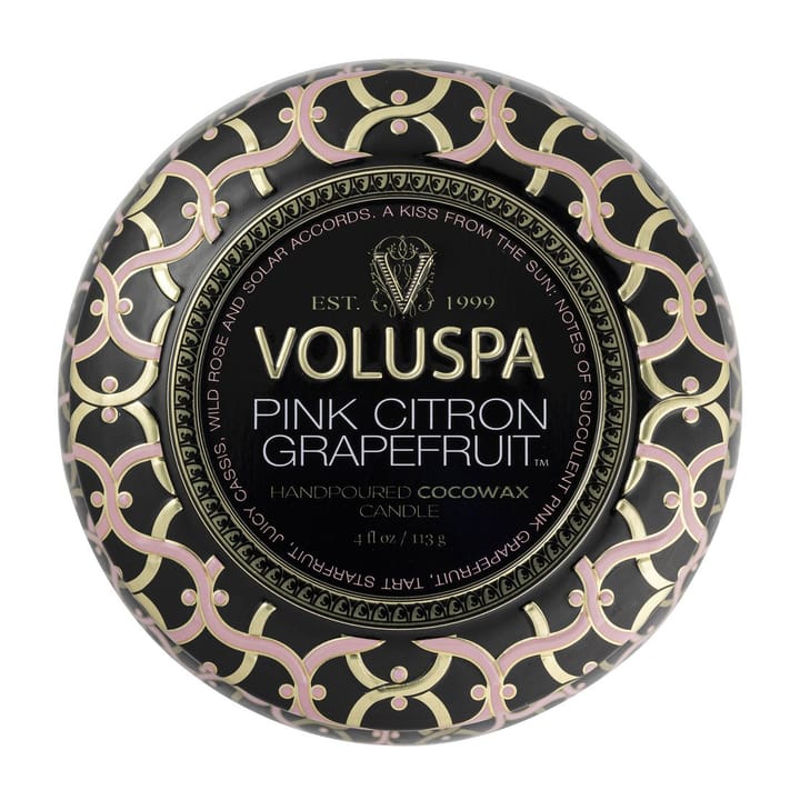 Maison Noir Mini Tin doftljus 25 timmar, Pink Citron Grapefruit Voluspa