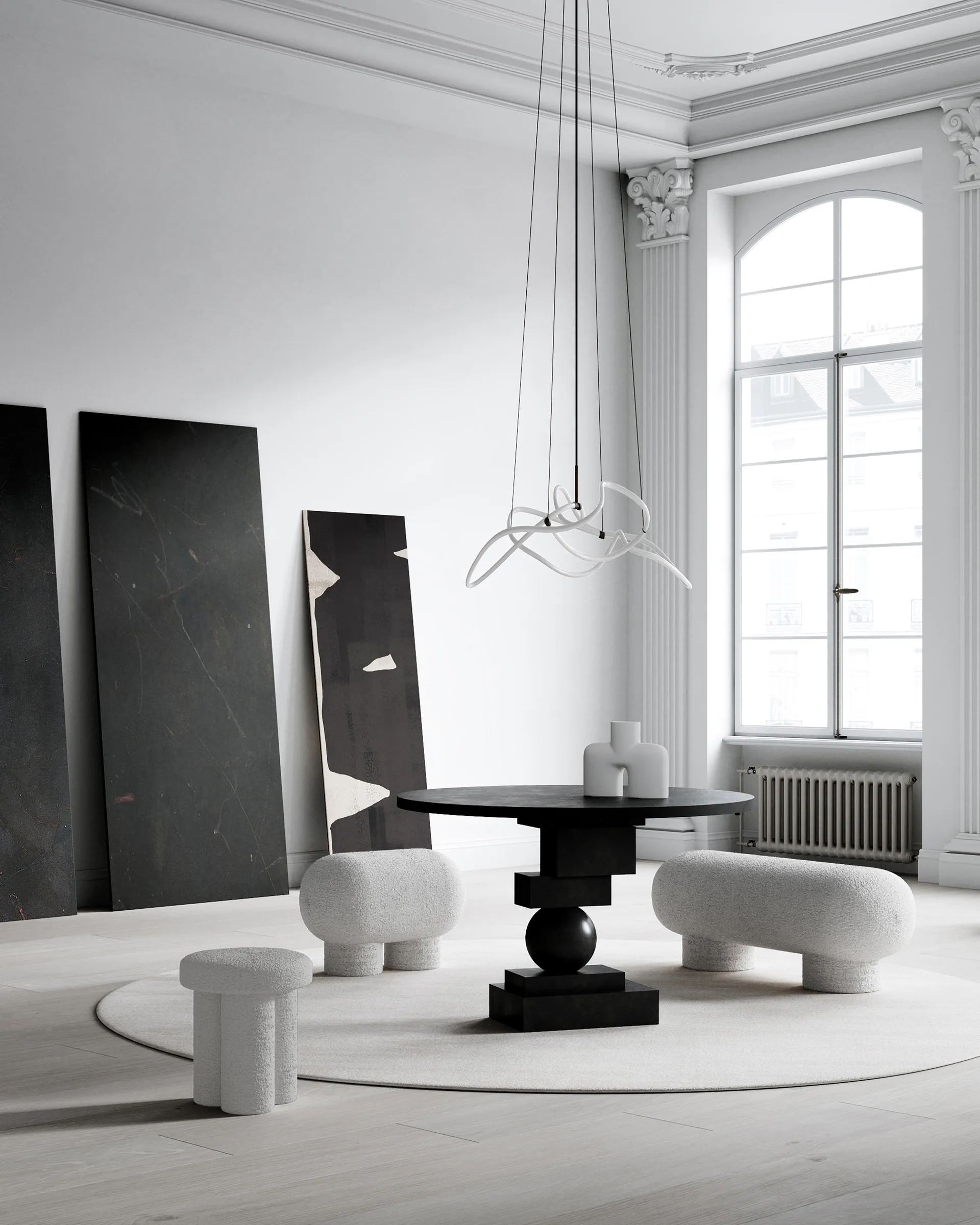 Big Foot bänk petit, Nubuck 101 Copenhagen