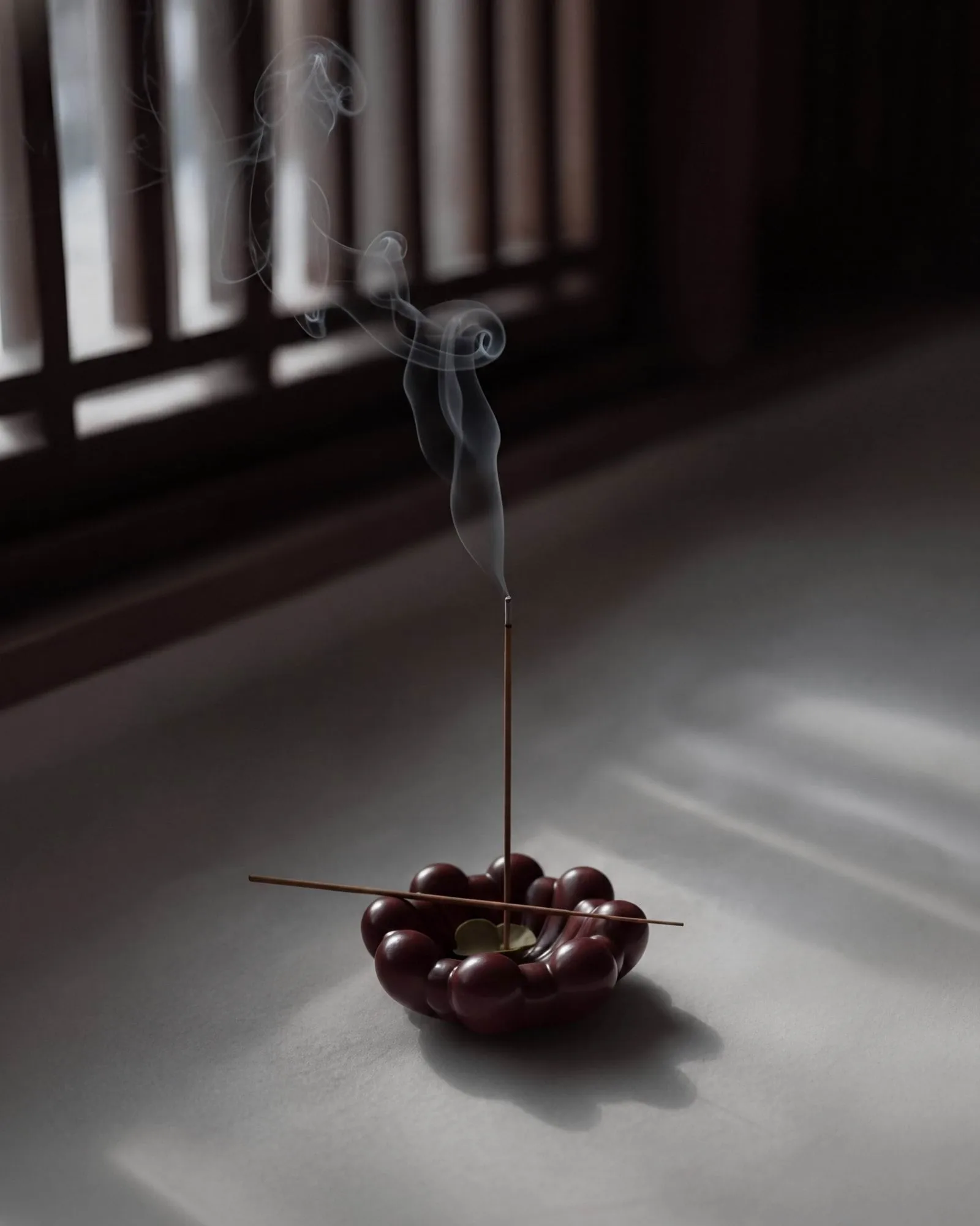 Bloom tray skål mini, Maroon 101 Copenhagen