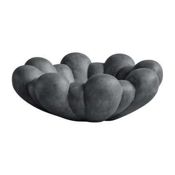 101 Copenhagen Bloom tray skål stor Mörk grå