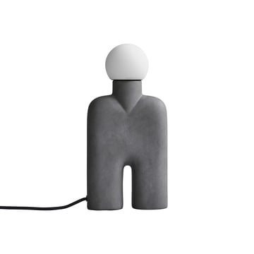 Läs mer om 101 Copenhagen Cobra bordslampa 35 cm Dark grey