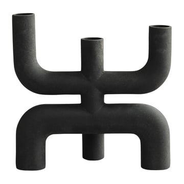 Läs mer om 101 Copenhagen Cobra ljusstake 25x25 cm Black