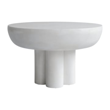Läs mer om 101 Copenhagen Crown sidobord low Ø65 cm Bone white