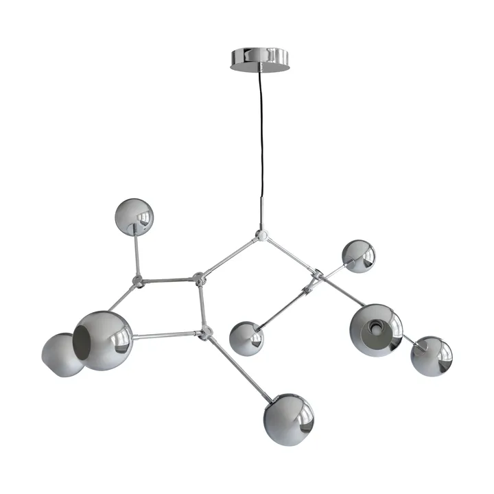 Drop Chandelier Globe takkrona - Chrome - 101 Copenhagen