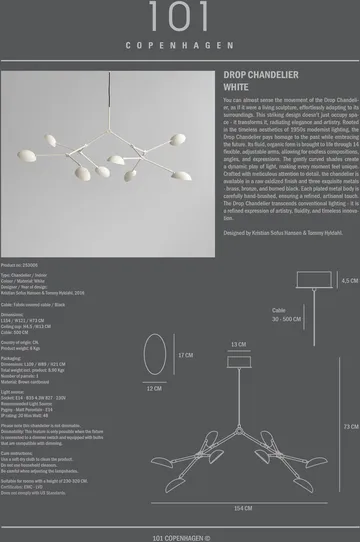Drop Chandelier takkrona - Vit - 101 Copenhagen