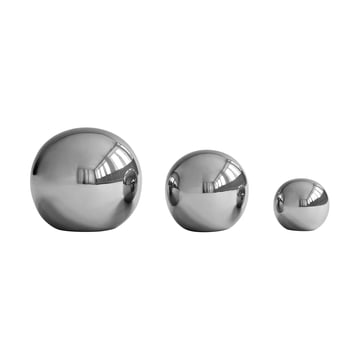 Läs mer om 101 Copenhagen Gallery Balls dekoration 3 delar Chrome